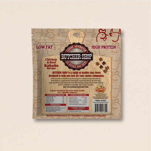 Butcher Shop Chicken & Beef Kabobs, 25-Pk