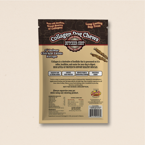 Collagen DELUXE Double Chews 5" Chicken Soft Chew Twists, 35-Pk
