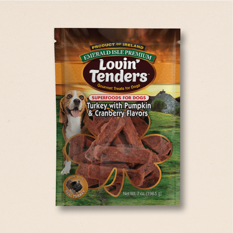 Emerald Isle Lovin' Tenders Turkey with Pumpkin and Cranberry Flavors, 7 oz