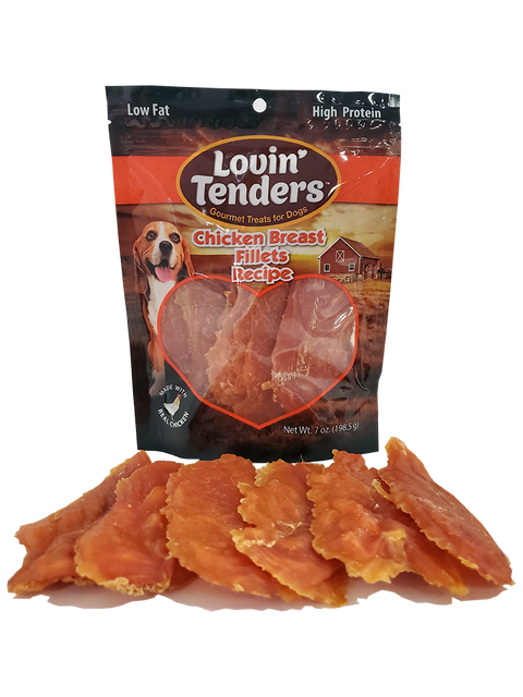 Lovin' Tenders Chicken Breast Fillets Dog Treats