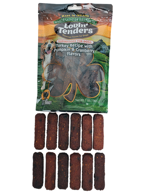 Emerald Isle Lovin' Tenders Turkey with Pumpkin and Cranberry Flavors, 7 oz