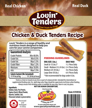 Lovin' Tenders Chicken & Duck Tenders Recipe, 8 oz