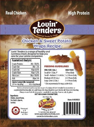 Chicken & Sweet Potato Wraps, 8 oz