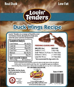 Lovin' Tenders 5" Duck Wing Rawhide Twists, 7 oz