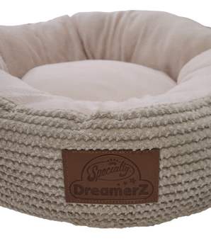 Dreamerz Pet Bed - Style CR030 Small - Beige – Round
