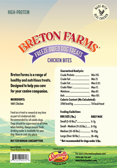 Freeze-Dried Chicken Bites (7oz)