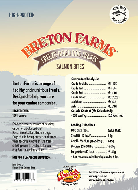 Salmon Bites Freeze Dried (5oz)