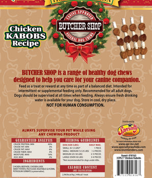 Holiday Butcher Shop Chicken Kabobs Recipe, 35-Pk