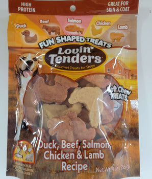 Lovin Tenders Animal Fun Treats – High Protein Soft Chew, 9oz