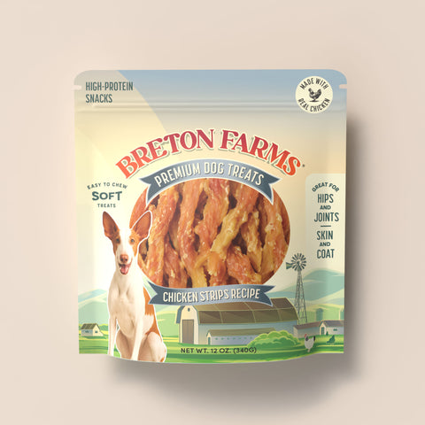 Dried Chicken Strips (12 oz)