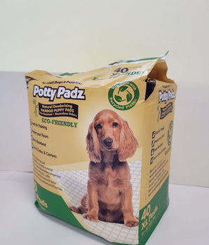 Eco Petz Bamboo Puppy Training Pads X-Large 22"x22" Eco Friendly in Bag, 40-Pk (Copy)