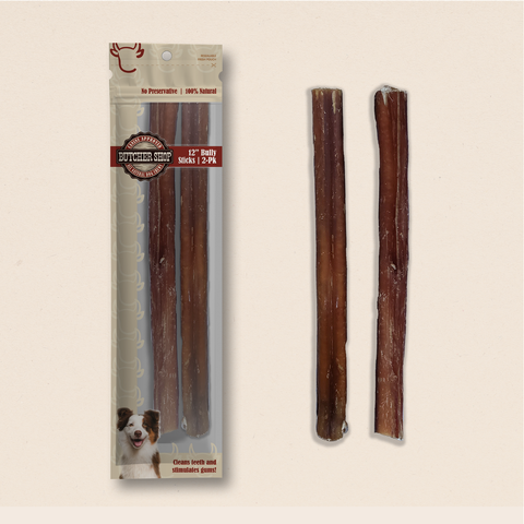 Butcher Shop 12" Odor Free Bully Sticks, 2-Pk