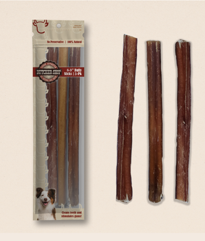 Butcher Shop 8-9" Odor Free Bully Sticks, 3-Pk