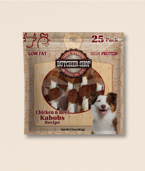 Butcher Shop Chicken & Beef Kabobs, 25-Pk