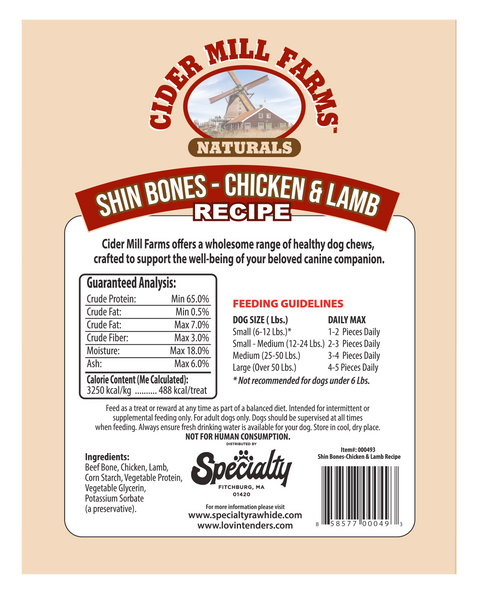 Shin Bones Stuffed Beef & Lamb (2-Pk)