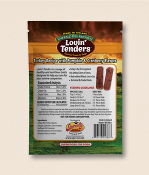 Emerald Isle Lovin' Tenders Turkey with Pumpkin and Cranberry Flavors, 7 oz