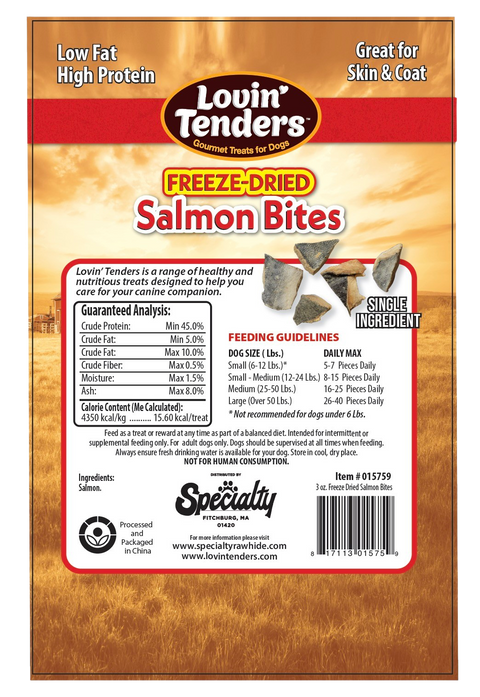 Salmon Treats, Freeze Dried (3 oz)
