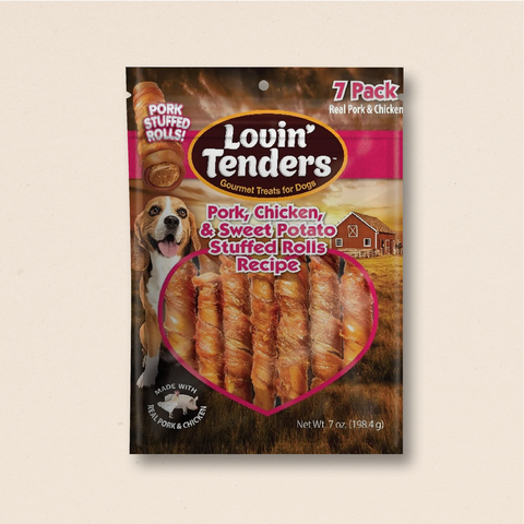 Lovin' Tender Pork Chicken & Sweet Potato Stuffed Rolls, 7-Pk