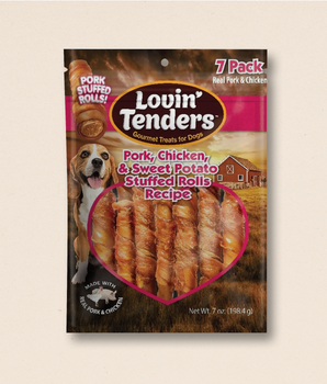 Lovin' Tender Pork Chicken & Sweet Potato Stuffed Rolls, 7-Pk