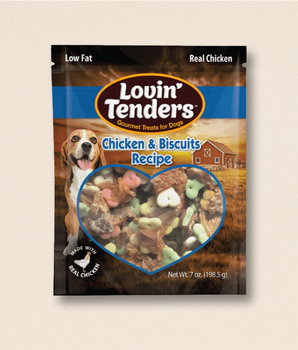 Lovin' Tenders Chicken & Biscuits Recipe Dog Treats, 7 oz