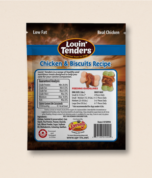 Lovin' Tenders Chicken & Biscuits Recipe Dog Treats, 7 oz
