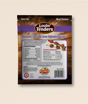 Lovin' Tenders Chicken, Duck, &  Liver Kabobs, 16 oz