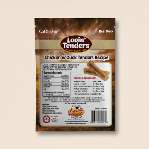 Lovin' Tenders Chicken & Duck Tenders Recipe, 8 oz