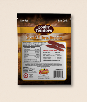 Lovin' Tenders Duck Jerky Fillets, 7 oz