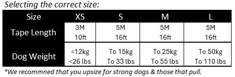 Specialty Retractable Dog Leash (Tape) LARGE, 16 ft, up to 110 lbs. in Black & Red