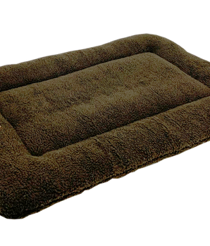 Dreamerz Pet Pad and Crate Mat - Style 1011 Med -Brown - Flat