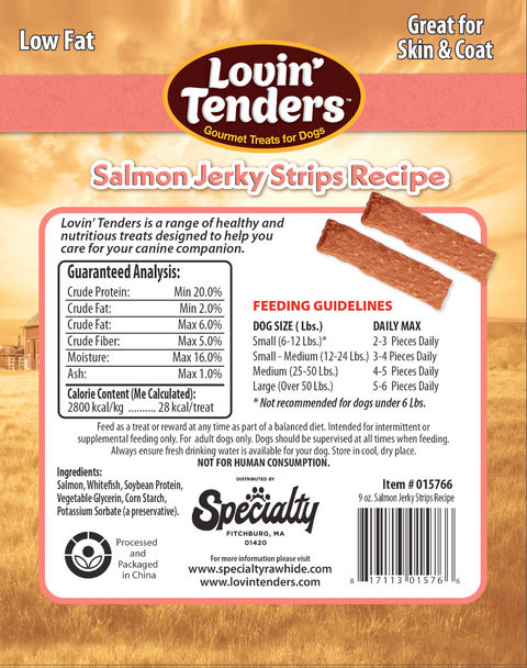 Salmon Jerky Strips Recipe (9oz)