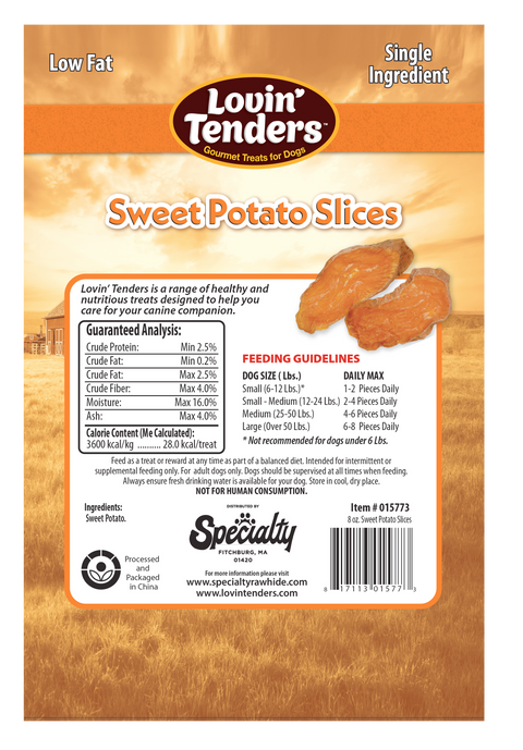 Sweet Potato Slices (8oz)