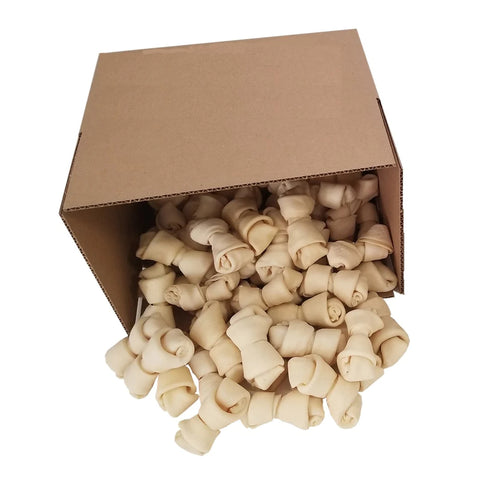 3"- 4" Rawhide Bones, 51-Pk