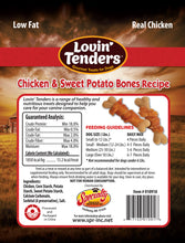Load image into Gallery viewer, Lovin&#39; Tenders Chicken &amp; Sweet Potato Bones Dog Treats, 8 oz.
