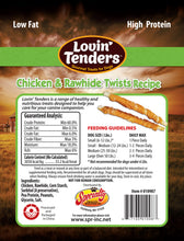 Load image into Gallery viewer, Lovin&#39; Tenders 5&quot; Chicken &amp; Rawhide Twists, 16 oz
