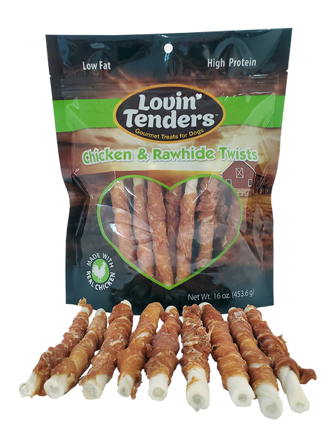 Lovin' Tenders - 16oz 5" Chicken & Rawhide 