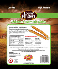 Load image into Gallery viewer, Lovin&#39; Tenders 5&quot; Chicken &amp; Rawhide Twists, 7 oz
