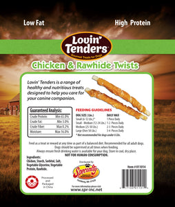 Lovin' Tenders 5" Chicken & Rawhide Twists, 7 oz
