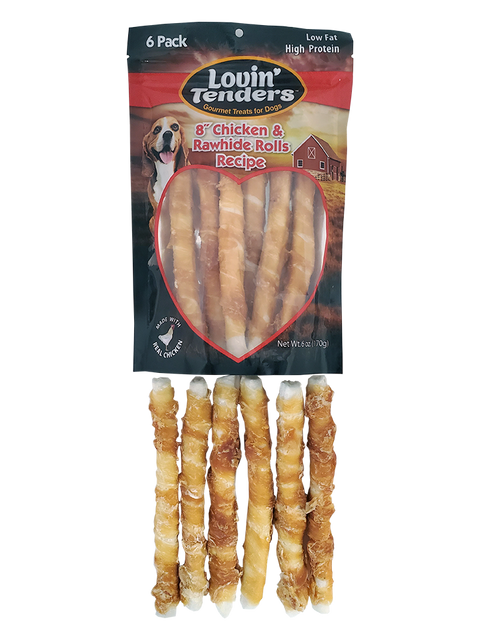Lovin' Tenders Chicken & Rawhide Rolls