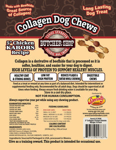Collagen Dog Chews 5" Chicken Kabobs Recipe 10-Pk
