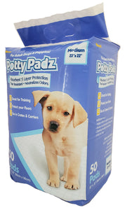Large 22"x22" & Super Absorbent Puppy Training Pads, 50-Pk