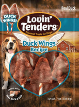 Load image into Gallery viewer, Lovin Tenders Duck Wings Recipe Dog Treats
