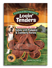 Load image into Gallery viewer, Emerald Isle Lovin&#39; Tenders - 7oz Turkey with Pumpkin and Cranberry Flavors
