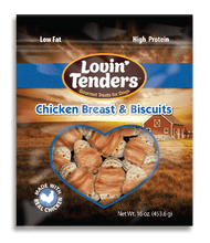 Load image into Gallery viewer, Lovin&#39; Tenders - 16oz Chicken Breast &amp; LG Biscuits
