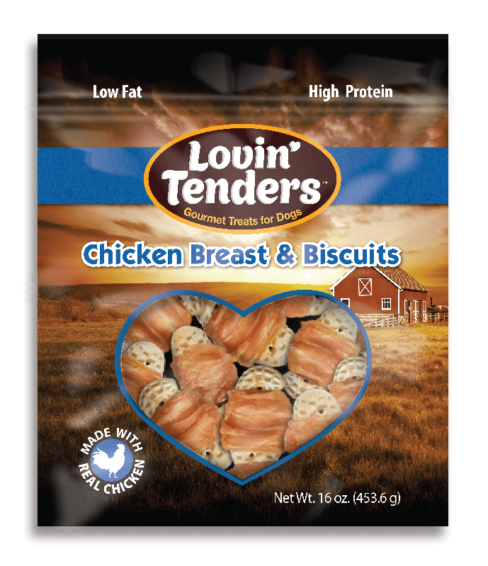 Lovin' Tenders - 16oz Chicken Breast & LG Biscuits