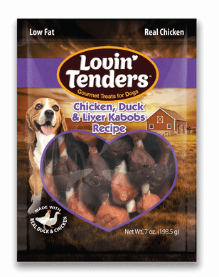 Lovin' Tenders - 7oz Chicken, Duck, & Liver Kabobs