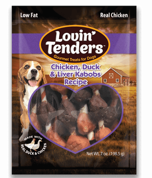 Lovin' Tenders - 7oz Chicken, Duck, & Liver Kabobs