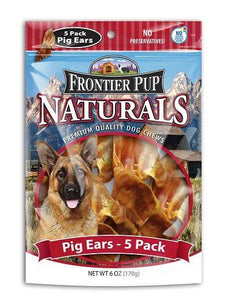 Frontier Pup Naturals Pig Ears, 5-Pk
