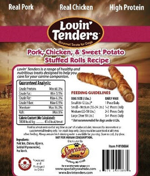 Lovin' Tender Pork Chicken & Sweet Potato Stuffed Rolls, 7-Pk