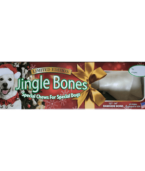 Rawhide Bone - 13"-14" - Gift Box - Holiday